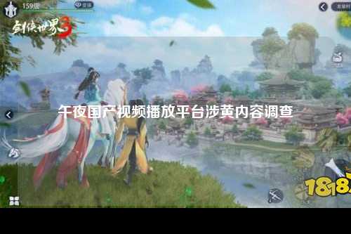 午夜国产视频播放平台涉黄内容调查