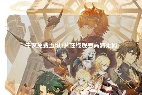 午夜免费五级A片在线观看高清无码