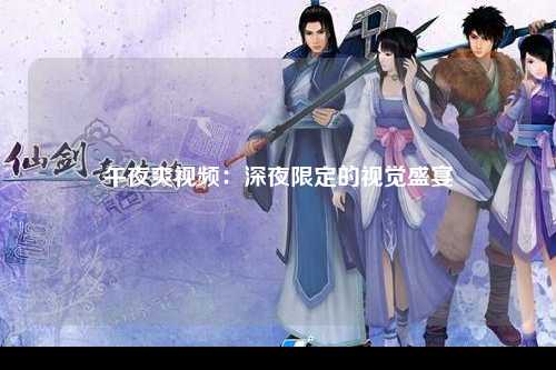 午夜爽视频：深夜限定的视觉盛宴