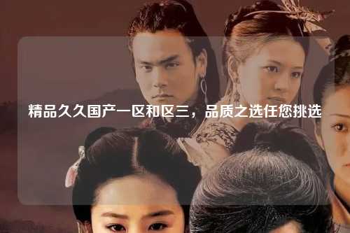 精品久久国产一区和区三，品质之选任您挑选