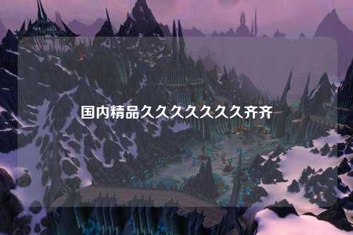 国内精品久久久久久久久齐齐